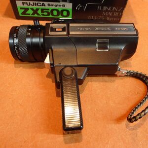 a◆209 FUJICA Single-8 ZX500 8mmフィルムビデオカメラ 元箱付き レトロ 動作未確認 /80