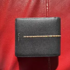 Paul Smith 黒 レザー 二つ折り財布