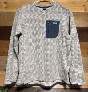 Patagonia パタゴニア R1 エア・クルー ベージュ size M 美品 フリース R1 プルオーバー