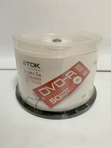 未開封未使用 TDK DVD-Rデータ用 1-8倍速記録対応 50枚入り DVD-R47ALX50PU 112m3050