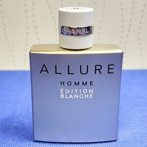 CHANEL ALLURE HOMME EDITION BLANCHE◆シャネル アリュール オム◆50ml◆オードトワレ◆ヴァポリザター/スプレータイプ◆残量半分程度