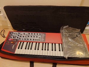 Clavia Nord Lead 2X 【動作確認済み】ノードリード 2X ほぼ未使用保管品 純正ケース付 アナログモデリングシンセ マニュアル アナログ