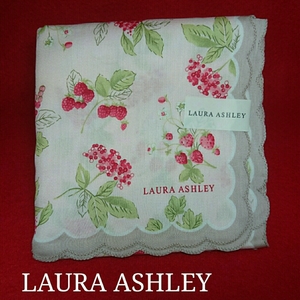 【未使用新品】　LAURA ASHLEY　ローラアシュレイ　大判　ハンカチ　48　8219