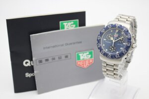 【行董】TAG HEUER タグ・ホイヤー フォーミュラー1 クロノグラフ 570.513 ブルー文字盤 メンズ腕時計 ※レタパ※ AS912BOM85