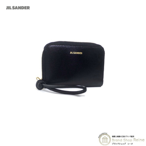 ジルサンダー （JIL SANDER） ジップアラウンドウォレット スモール コインパース 小銭入れ J07UI0007 ブラック（新品）