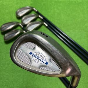 AIS-065 キャロウェイ Callaway STEELHEAD X-14 アイアン6本セット#5〜S ※#P無し オリジナルシャフト カーボン フレックスR 全国送料無料