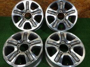 トヨタ ランドクルーザー100 純正アルミホイール 17×8JJ 5H PCD150 +60 ハブ径110【4本/ランクル/17インチ/純正戻し】手渡し可