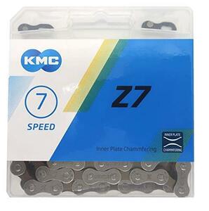 KMC Z7 チェーン 7S/7速/7スピード用 114Links Gray/Brown 並行輸入品