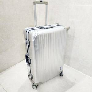 RIMOWA リモワ 92370 シルバーインテグラル 4輪 82L アルミ スーツケース 現状【DK1028】