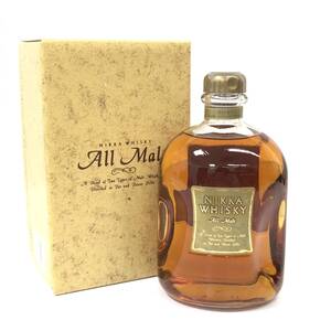 1円〜 未開栓 NIKKA WHISKY All Malt ニッカ ウイスキー オールモルト 750ml 43% 国産ウイスキー 箱付き