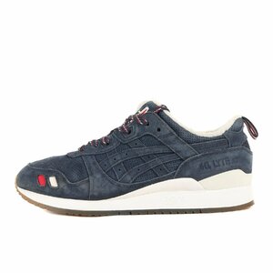 asics アシックス サイズ:27.0cm KITH NYC MONCLER GEL-LYTE 3 NAVY (HK729) キス モンクレール ゲルライト3 ネイビー 紺 US9 コラボ