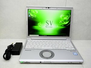 ☆1円☆第8世代☆CF-SV7RDAVS☆累積5900☆高解像度☆Core i5 1.70GHz/8GB/SSD256GB/Sマルチ/無線/Bluetooth/カメラ/Office/DtoD領域☆