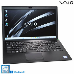 Windows11 13.3型 フルHD VAIO Pro PG VJPG11C11N Core i5 8250U メモリ8G M.2SSD256G Wi-Fi Webカメラ