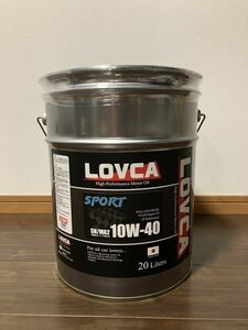 送料無料 LOVCA SPORT 10W-40 20L SN MA2 ラブカ　スポーツ　未開封