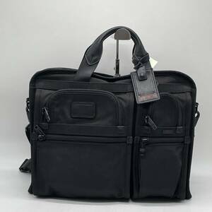 ⑧BN28● TUMI トゥミ ビジネスバッグ ブリーフケース 2WAY アルファ ALPHA 26108 DH バリスティックナイロン A4可 斜め掛け ブラック