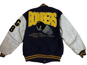 Rock CREEK ATHLETICS 製　BOMBERS フルデコ　スタジャン サイズS USA製