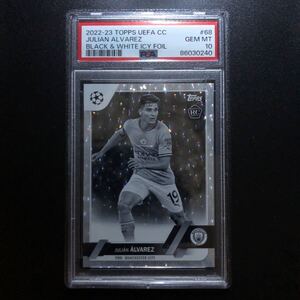 Topps uefa club competition 22-23 JULIAN ALVAREZ アルバレス RC 150シリ PSA10