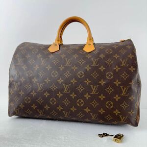 1円〜★LOUIS VUITTON ルイヴィトン スピーディ40 モノグラム M41522 ハンドバッグ SP0962 ミニボストン ボストンバッグ レザー ブラウン 8