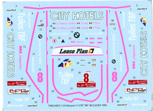 【TABUDESIGN】1/24 F1-GTR TBF #8 SUZUKA 1996