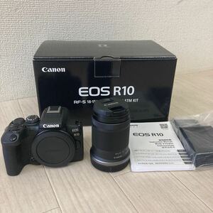 1円〜 美品 Canon キヤノン EOS R10 デジタル一眼レフカメラ レンズキット ボディ レンズセット RF-S 18-150mm F3.5-6.3 IS STM 完動品