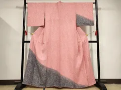 平和屋着物■訪問着　作家物　霞文　暈し染め　正絹　逸品　AAAM1219bw