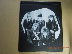 X JAPAN コンパクトミラー X時代 / レトロ レア / YOSHIKI Toshl TOSHI HIDE TAIJI PATA HEATH SUGIZO