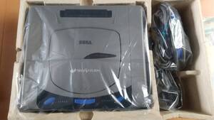 セガサターン 本体 中古 良品 動作確認済み グレー sega saturn ソフト4本 パワーメモリー バーチャガン 付き 