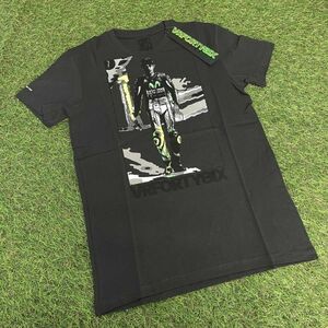 新品 定価7000円 VR46 バレンティーノ ロッシ Rossi Tシャツ Standing Vale バイク レーシング 正規品 グレー Mサイズ