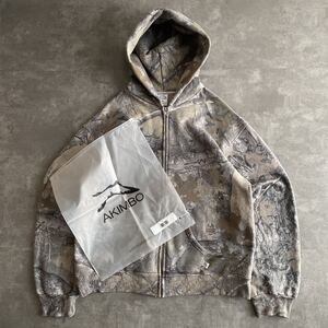 AKIMBO ZIP UP HOODIE REALTREE CAMO ジップアップ フーディー リアルツリー カモ 迷彩 スウェット パーカー XL