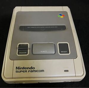 任天堂 スーパーファミコン 後期型 1CHIP-02 SHVC-001動作確認済み　 Nintendo SFC スーファミ　本体のみ