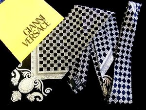 ♪今週の特売980円～♪3606♪良品【GIANNI VERSACE】ヴェルサーチ【メデューサ 装飾 柄】ネクタイ♪