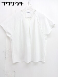 ◇ green label relaxing UNITED ARROWS フレンチスリーブ ブラウス カットソー オフホワイト レディース