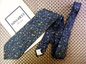 【在庫処分セール】●特売●FK2952●【NINA RICCI】ニナリッチ【花 植物 柄】ネクタイ●