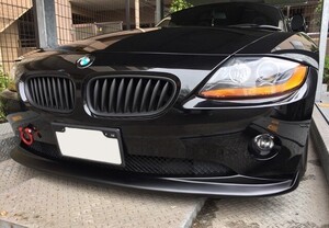 ★Stage21/セレブリップライナー★[新品/黒塗装済み/ビス付属]BMW Z4 E85 前期用エアロフロントリップスポイラー ［C/BMWZ4A-BL］