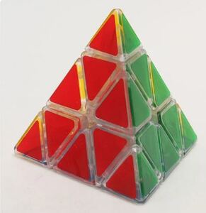 【Pyraminx Transparent】Z-cube-子供向けの透明なマジックキューブ,キューブ