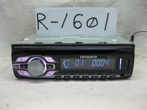 R-1601　Carrozzeria　カロッツェリア　DEH-570　MP3　フロント USB AUX　1Dサイズ　CDデッキ　補償付き