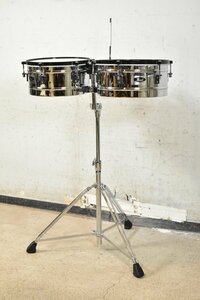 Pearl/パール ティンバレス Pearl Percussion 13/14インチ ★ケース＆スタンド付属