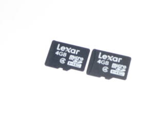 動作保証！送料無料！Lexar microSDHC 4GB クラス④ 2枚セット