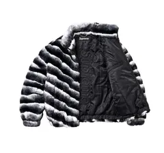 Supreme FAUX FUR JACKET Black Mサイズ