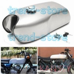 汎用 Cafe カフェレーサー タンク 9L ガソリンタンク レトロ ロング カスタム タンク YAMAHA ヤマハ RD SR BMW