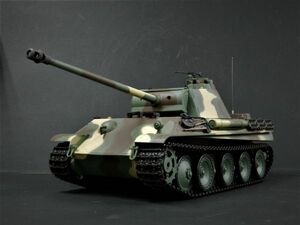 【Ver.7.0・赤外線ユニット・BB弾発射・サウンド・発煙仕様 2.4GHz】Heng Long 2.4GHz 1/16 戦車ラジコン パンサーG型