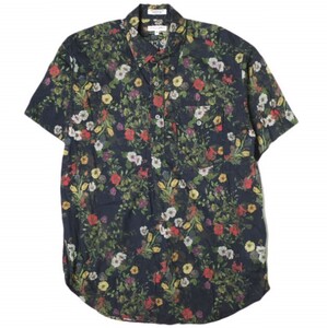 Engineered Garments エンジニアードガーメンツ Pop Over BD Shirt - Floral Sheeting ポップオーバーボタンダウンシャツ S NAVY g19331