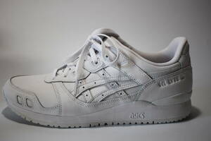 【美品】ASICS(アシックス)　GEL-LYTE III　白　レザーアッパー　28.5cm　US11　