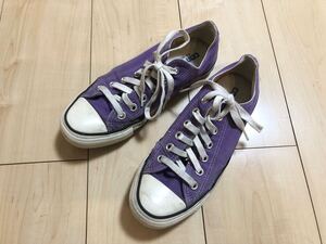 【中古】レディースconverseスニーカー23.5cm紫