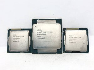 intel - CPU 計3枚セット まとめ売り i7-5930K　4790　3770K■現状品