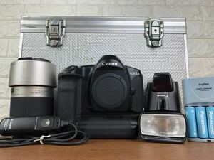 Canon キャノン EOS 1N HS フィルムカメラ 一眼レフカメラ ボディ SPEEDLITE 580EX フラッシュ TAMRON 70-300mm LD レンズ