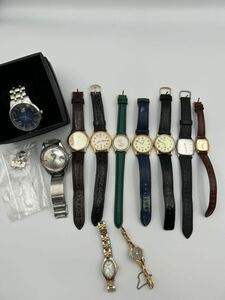 【87】1円〜　時計まとめ売り　GUESS クォーツ シチズン 動作未確認　ジャンク品 