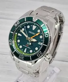 セイコー プロスペックス ダイバー　グリーン GMT ソーラー SBPK001