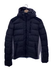 MONCLER◆汚れ有/ダウンジャケット/3/BLK/無地/420974132785 53147