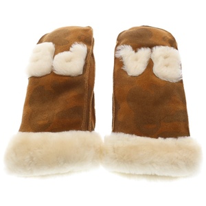 UGG アグ ×A BATHING APE mittens glove ×アベイシング ミトン グローブ 手袋 ブラウン